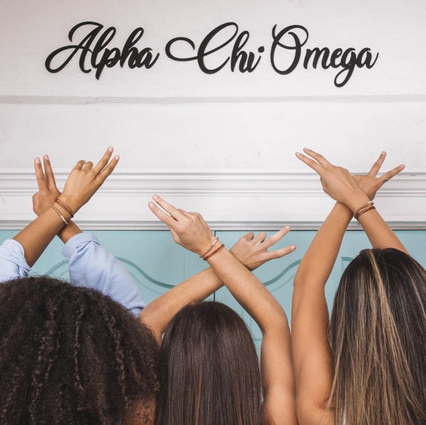 Pura Vida Bracelet - Alpha Chi Omega Merch - Sorority Strech Bracelets - Image 4