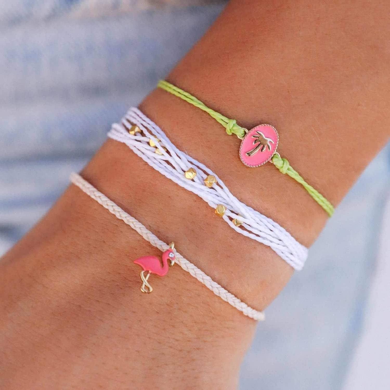 Pura Vida Bracelets Havana Nights Bracelet Pack- Stackable Bracelets for Women - Handmade Accessories, Adjustable Bands - Multicolor, Set of 3 - Image 3